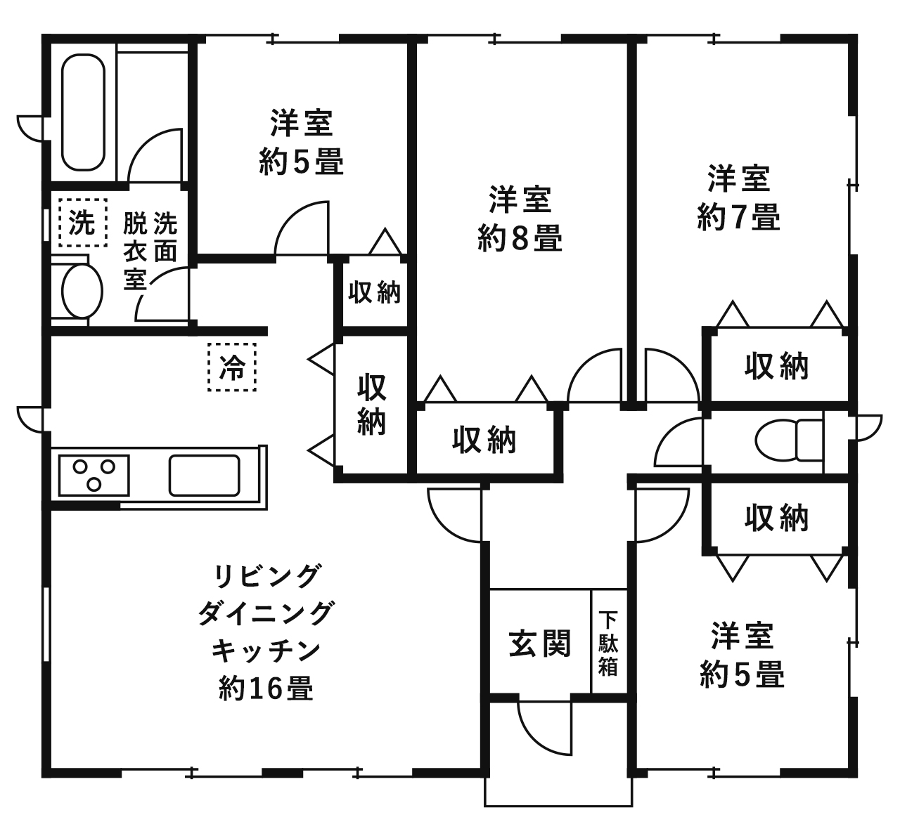 ホームズ 4ldkの平屋の特徴は おすすめの間取りや費用の相場 注意点などを紹介 住まいのお役立ち情報