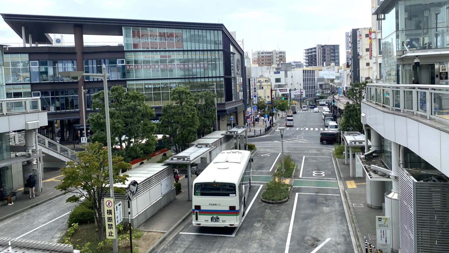 小田原駅周辺の様子