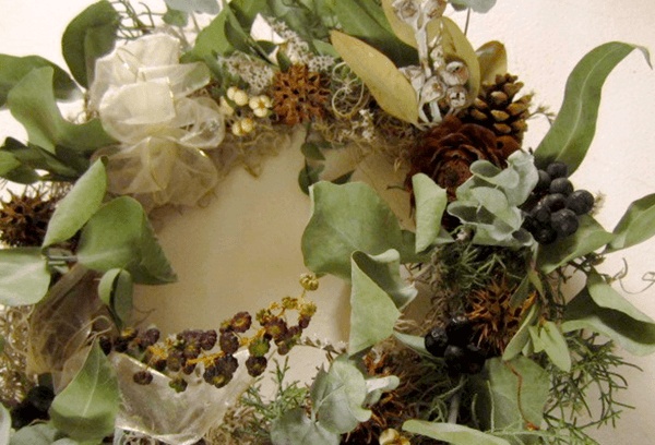 部屋でも植物を楽しもう【ナチュラルリースづくりワークショップ】