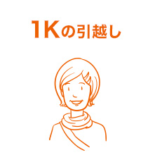 1Kの引越し